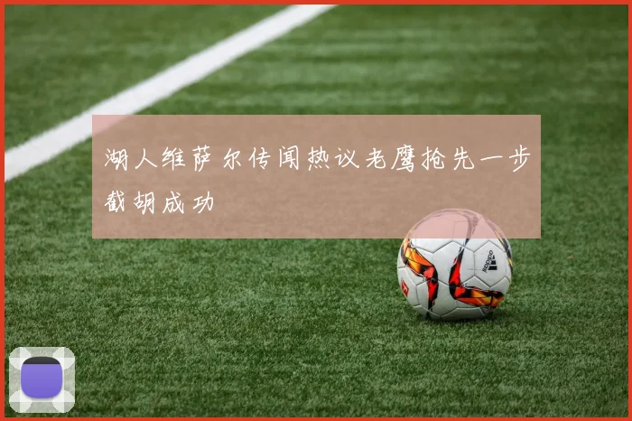 湖人维萨尔传闻热议老鹰抢先一步截胡成功